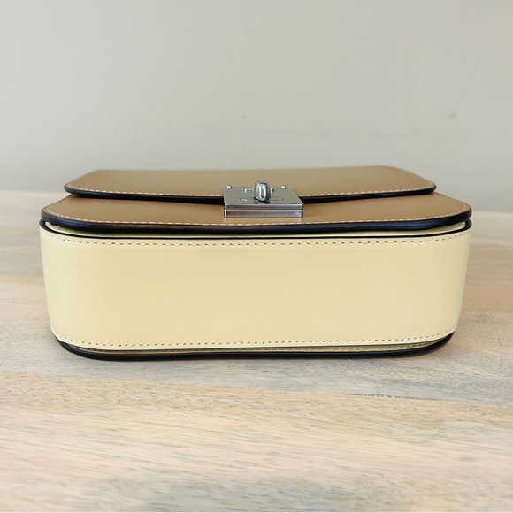 Coach Hutton Saddle Bag in Taupe Colorblock, NWT - Picture 5 of 10